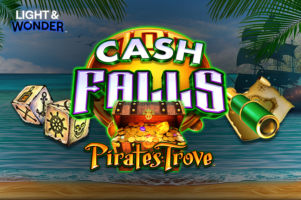 cash falls pirate's trove slot